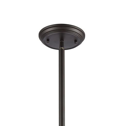 Elk Chadwick 1 Light Pendant In Oil Rubbed Bronze Model: 66618-1