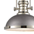 Elk Chadwick 1 Light Pendant In Weathered Zinc Model: 67235-1
