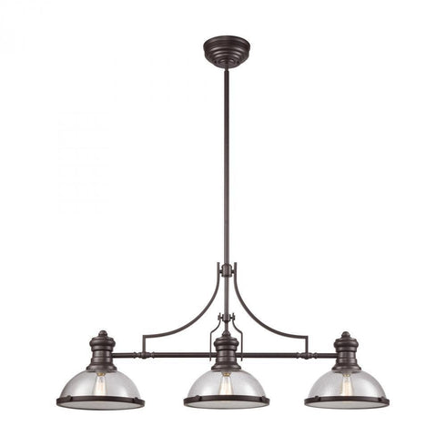 Elk Chadwick 3 Light Island Light In Oil Rubbed Model: 66535-3