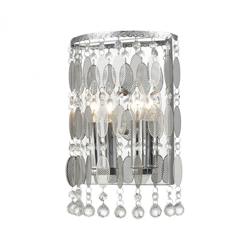 Elk Chamelon 2 Light Sconce In Polished Chrome Model: 15380/2