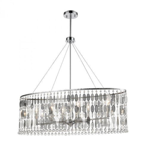 Elk Chamelon 6 Light Linear Chandelier In Model: 15383/6