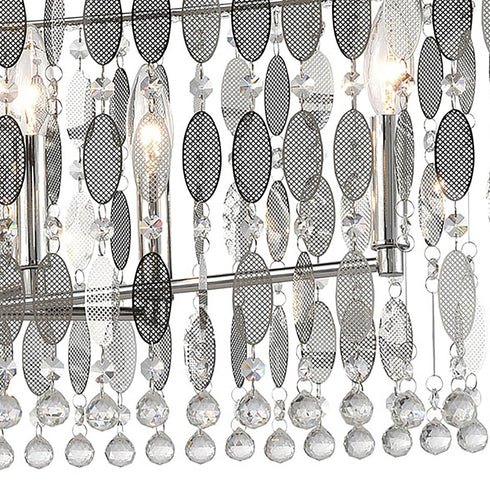 Elk Chamelon 6 Light Linear Chandelier In Model: 15383/6