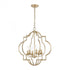 Elk Chandette 6 Light Chandlier In Aged Silver Model: 31808/6