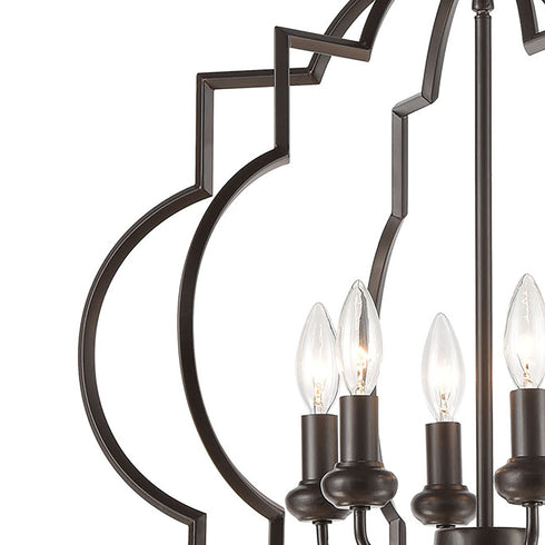 Elk Chandette 6 Light Chandlier In Oil Rubbed Model: 31818/6