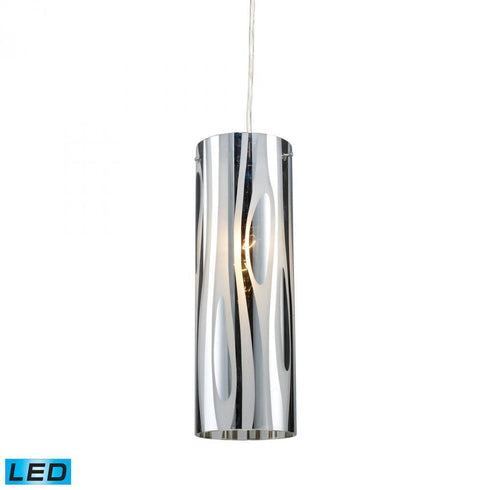 Elk Chromia 1 Light Mini Pendant In Polished Model: 31078/1-LED