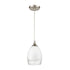 Elk Cirrus 1 Light Mini Pendant In Satin Nickel Model: 85214/1