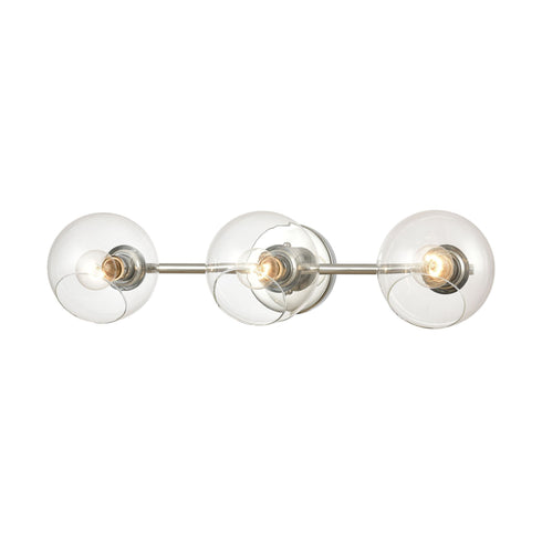 Elk Claro 3 Light Vanity Light In Polished Chrome Model: 18375/3