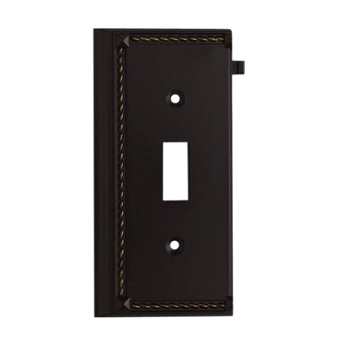 Elk Clickplates End Plate In Aged Bronze Model: 2507AGB