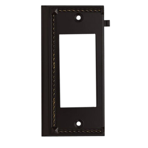 Elk Clickplates End Plate In Aged Bronze Model: 2508AGB