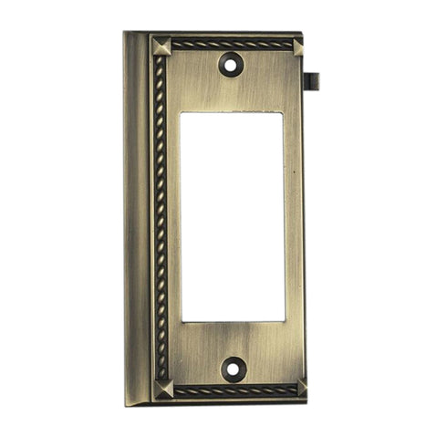 Elk Clickplates End Plate In Antique Brass Model: 2508AB