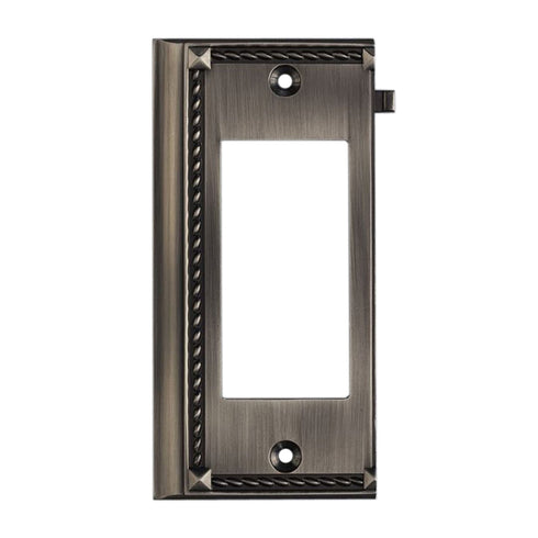 Elk Clickplates End Plate In Antique Platinum Model: 2508AP