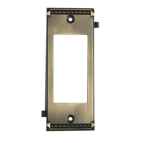 Elk Clickplates Middle Plate In Antique Brass Model: 2505AB