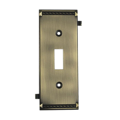 Elk Clickplates Middle Switch Plate In Antique Model: 2504AB