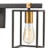 Elk Cloe 3 Light Vanity Light In Matte Black Model: 46632/3