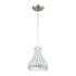 Elk Coastal Scallop 1 Light Mini Pendant In Satin Model: 30150/1