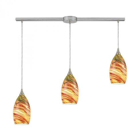 Elk Collanino 3 Light Linear Mini Pendant Fixture Model: 10630/3L