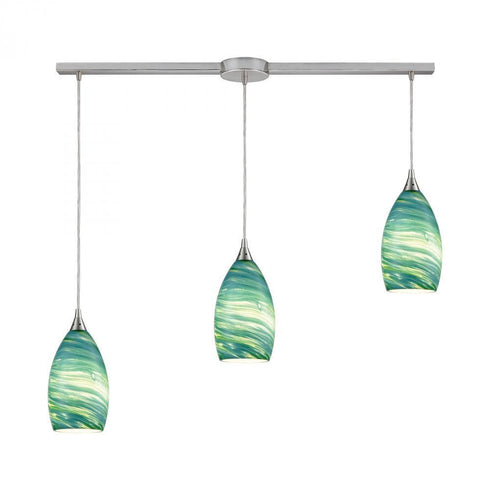 Elk Collanino 3 Light Linear Mini Pendant Fixture Model: 10650/3L
