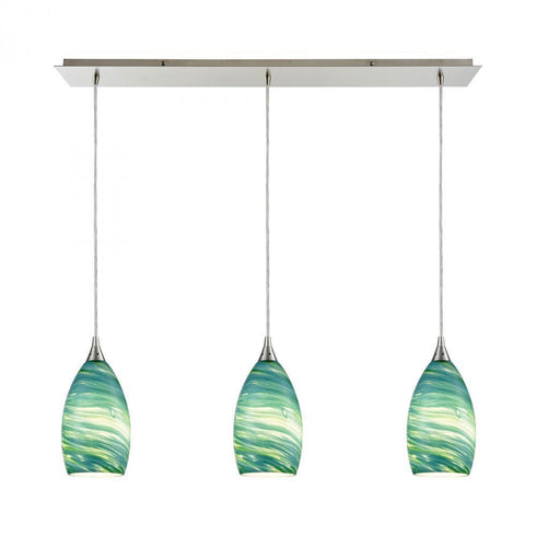Elk Collanino 3 Light Linear Mini Pendant Fixture Model: 10650/3LP