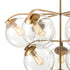 Elk Collective 10 Light Chandelier In Satin Brass Model: 32354/10
