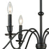 Elk Collins 6 Light Chandelier In Matte Black Model: 81274/6