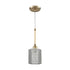 Elk Compartir 1 Light Mini Pendant In Satin Brass Model: 21112/1