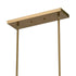 Elk Compartir 10 Light Linear Chandelier In Satin Model: 21114/10