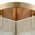Elk Compartir 3 Light Semi Flush In Satin Brass Model: 21111/3