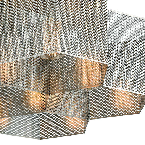 Elk Compartir 7 Light Semi Flush Mount In Satin Model: 21109/7