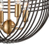 Elk Concentric 4 Light Semi Flush Mount In Oil Model: 11191/4