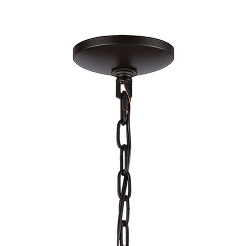 Elk Concentric 7 Light Chandlier In Oil Rubbed Model: 11194/7