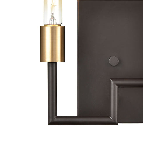 Elk Congruency 2 Light Sconce In Oil Rubbed Model: 12200/2