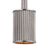 Elk Corrugated Steel 1 Light Mini Pendant In Model: 15926/1