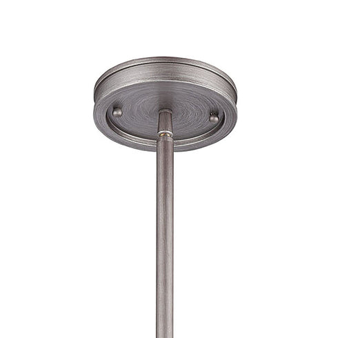 Elk Corrugated Steel 1 Light Mini Pendant In Model: 15926/1