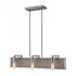 Elk Corrugated Steel 6 Light Linear Chandelier In Model: 15928/6