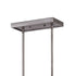 Elk Corrugated Steel 6 Light Linear Chandelier In Model: 15928/6