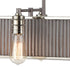 Elk Corrugated Steel 8 Light Linear Chandelier In Model: 15929/8