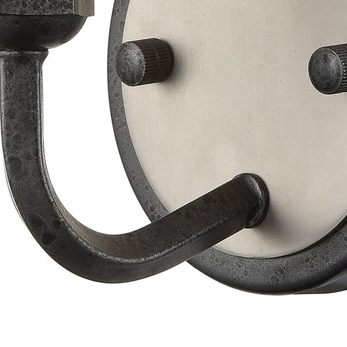 Elk Cortlandt 1 Light Sconce In Gray Iron Model: 15390/1
