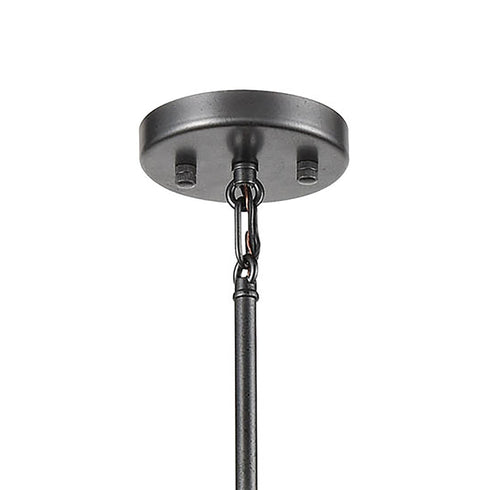 Elk Cortlandt 8 Light Chandelier In Gray Iron Model: 15397/8