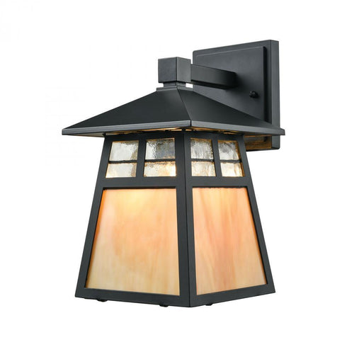 Elk Cottage 1 Light Outdoor Wall Lamp In Matte Model: 87050/1