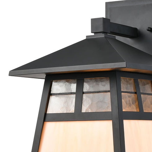 Elk Cottage 1 Light Sconce In Matte Black With Model: 87051/1