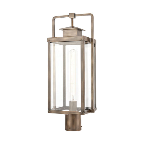Elk Crested Butte 1 Light Outdoor Post Mount In Model: 89185/1