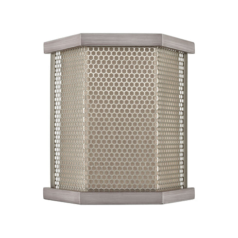 Elk Crestler 2 Light Sconce In Weathered Zinc And Model: 15661/2