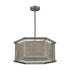 Elk Crestler 3 Light Chandelier In Weathered Zinc Model: 15665/3
