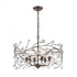 Elk Crislett 6 Light Chandlier In Sunglow Bronze Model: 18259/6