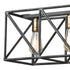 Elk Crossbar 6 Light Linear Chandelier In Model: 15254/6