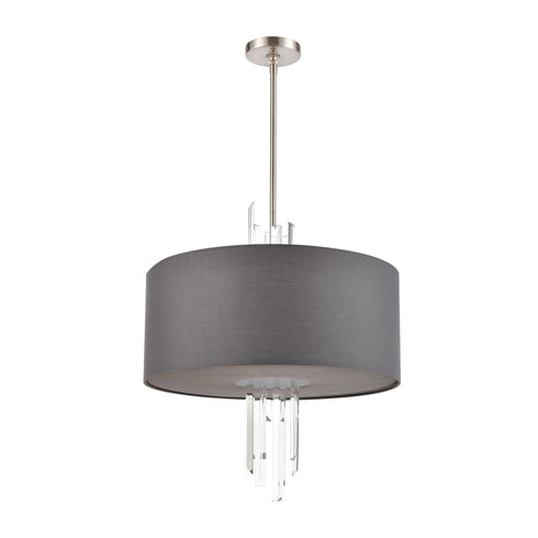 Elk Crystal Falls 3 Light Chandlier In Satin Model: 46594/3