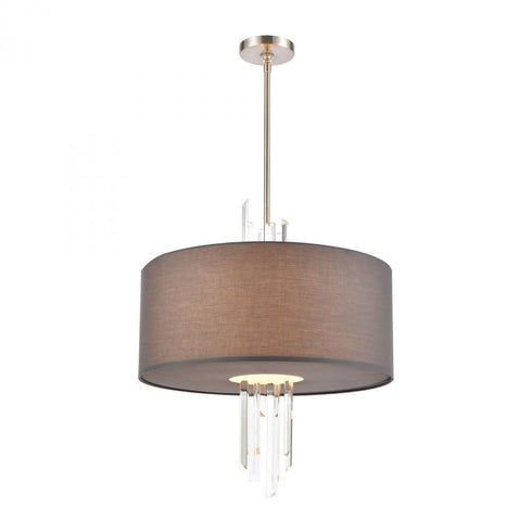 Elk Crystal Falls 3 Light Chandlier In Satin Model: 46594/3