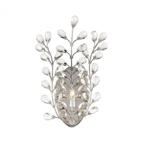 Elk Crystique 1 Light Sconce In Polished Chrome Model: 45460/1