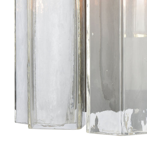 Elk Cubic Glass 1 Light Sconce In Oil Rubbed Model: 11160/1