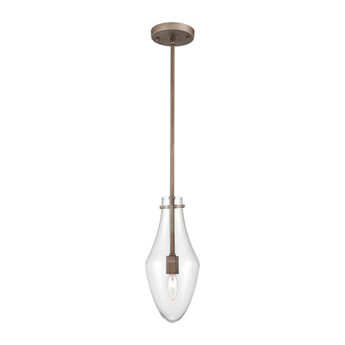 Elk Culmination 1 Light Mini Pendant In Weathered Model: 12296/1